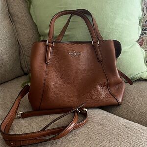 Kate Spade Tan Leather Satchel